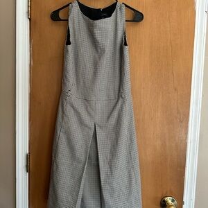 Ann Taylor Black and White Houndstooth Dress